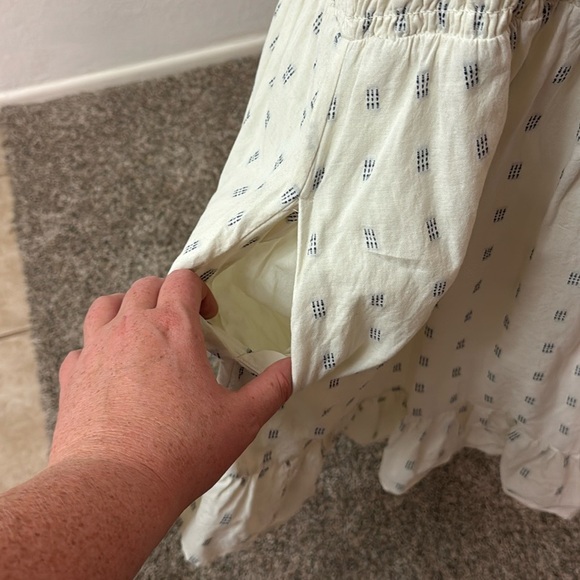 Madewell Lucie Clip Dot Smocked Minidress - Picture 3 of 4